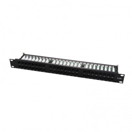 PATCH PANEL CAT.6 FTP 48 PORTE NERO