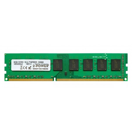 RAM 2-POWER DDR3 8GB Multispeed NUOVE