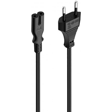 CAVO ALIMENTAZ. EURO A IEC C7 M/F 1.8MT